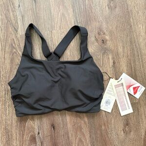 Calia Bikini Top XS Black Underwire Swim 
 NWT Adjustable Straps Slims Smooths